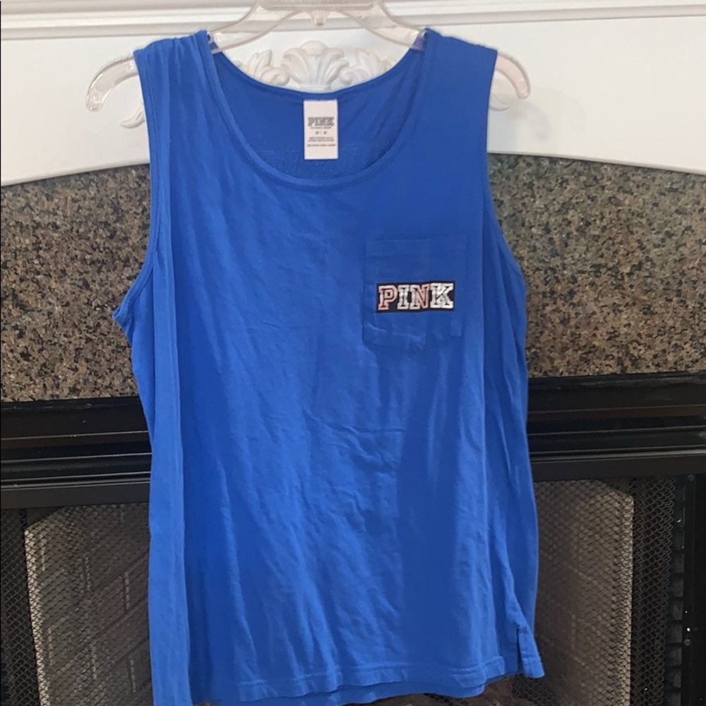 Women’s blue tank top